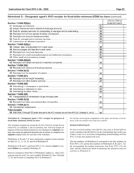 Instructions for Form NYC-2.5A Computation of Receipts Factor - New York City, Page 22