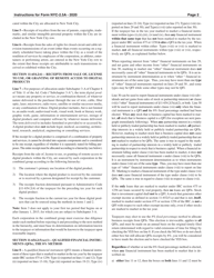 Instructions for Form NYC-2.5A Computation of Receipts Factor - New York City, Page 2