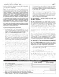 Instructions for Form NYC-2.5A Computation of Receipts Factor - New York City, Page 7