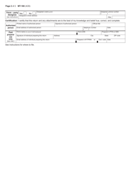 Form MT-160 Authorized Combative Sports Tax Return - New York, Page 2