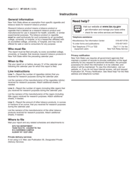 Form MT-203-R Research Tobacco Product Informational Report - New York, Page 2