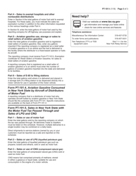 Instructions for Form PT-101 Tax on Motor Fuels (Includes Aviation Gasoline) - New York, Page 3