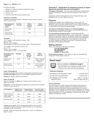 Instructions for Form MT-39 Alcoholic Beverages Tax Clearance Return for Tax on Importation of Alcoholic Beverages Into New York State for Personal Consumption - New York, Page 2