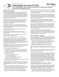 Instructions for Form PT-102 Tax on Diesel Motor Fuel - New York