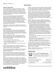 Form PT-104 Tax on Kero-Jet Fuel - New York, Page 2