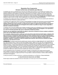 Form CSE-0167A-S Solicitud Del Titulo IV-D Para Servicios De Sustento Para Menores Y Los Derechos Y Responsabilidades Del Solicitante - Arizona (English/Spanish), Page 18