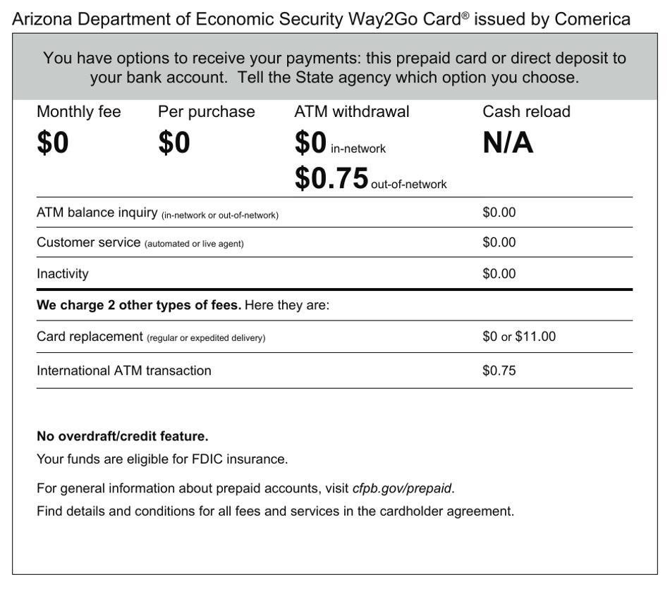 Form CSE-1129A Electronic Payment Authorization - Arizona, Page 3