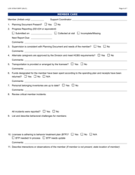 Form LCR-1079A Developmental Home Compliance Review - Arizona, Page 4