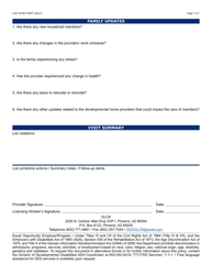 Form LCR-1079A Developmental Home Compliance Review - Arizona, Page 7