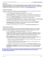 Form LIC9214 Application for Administrator Certification - California, Page 2
