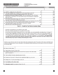 Form DR0104CR Individual Credit Schedule - Colorado, Page 2