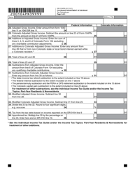 Form DR0104PN Part-Year Resident/Nonresident Tax Calculation Schedule - Colorado, Page 3
