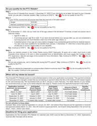 Form DR0104PTC Colorado Property Tax/Rent/Heat Rebate Application - Colorado, Page 3