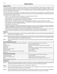 Form DR0104PTC Colorado Property Tax/Rent/Heat Rebate Application - Colorado, Page 4
