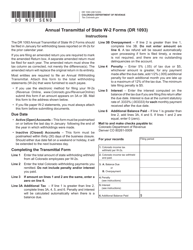 Form DR1093 Annual Transmittal of State W-2 Forms - Colorado