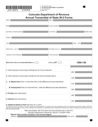 Form DR1093 Annual Transmittal of State W-2 Forms - Colorado, Page 2