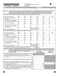 Form DR1366 Enterprise Zone Credit and Carryforward Schedule - Colorado, Page 6
