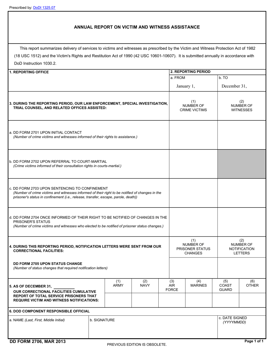 DD Form 2706 - Fill Out, Sign Online and Download Fillable PDF ...