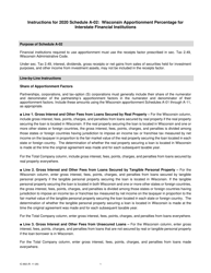 Instructions for Form IC-300 Schedule A-02 Wisconsin Apportionment Percentage for Interstate Financial Institutions - Wisconsin