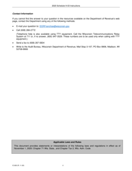 Instructions for Form IC-301 Schedule A-03 Wisconsin Apportionment Percentage for Interstate Motor Carriers - Wisconsin, Page 4