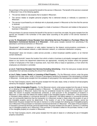 Instructions for Form IC-306 Schedule A-08 Wisconsin Apportionment Percentage for Broadcasters - Wisconsin, Page 4