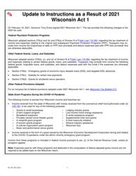 Instructions for Form IC-031 Schedule R Wisconsin Research Credits - Wisconsin