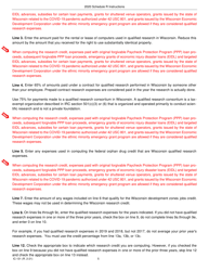 Instructions for Form IC-031 Schedule R Wisconsin Research Credits - Wisconsin, Page 5