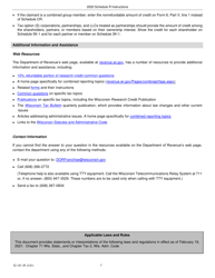 Instructions for Form IC-031 Schedule R Wisconsin Research Credits - Wisconsin, Page 7