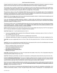 Instructions for Form IC-016 Schedule MA-M Wisconsin Manufacturing Credit - Wisconsin, Page 6