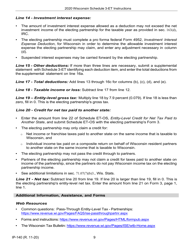 Instructions for Form IP-040 Schedule 3-ET Entity-Level Tax Computation - Wisconsin, Page 9