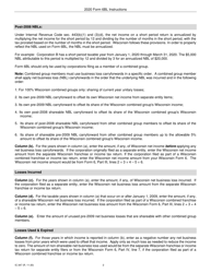 Instructions for Form 6BL, IC-247 Wisconsin Net Business Loss Carryforward for Combined Group Members - Wisconsin, Page 2