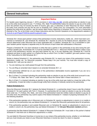 Instructions for Form IP-032 Schedule 3K-1 Partner&#039;s Share of Income, Deductions, Credits, Etc. - Wisconsin, Page 4