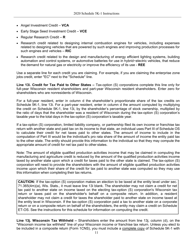 Instructions for Form IC-056 Schedule 5K-1 Tax-Option (S) Corporation Shareholder&#039;s Share of Income, Deductions, Credits, Etc. - Wisconsin, Page 11