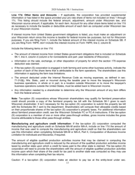 Instructions for Form IC-056 Schedule 5K-1 Tax-Option (S) Corporation Shareholder&#039;s Share of Income, Deductions, Credits, Etc. - Wisconsin, Page 13