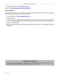 Instructions for Form IC-080 Schedule CU-1 Credit Union Adjustment to Income - Wisconsin, Page 3