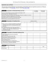 Instructions for Form 3-ES Wisconsin Partnership Estimated Tax - Wisconsin, Page 4