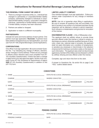 Form AT-115 Renewal Alcohol Beverage License Application - Wisconsin, Page 3