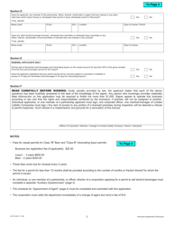 Form AT-212 Application for Vessel Permit - Wisconsin, Page 2