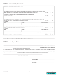 Form AT-105 Application for Airport/Public Facility Permit - Wisconsin, Page 2