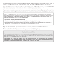 Instructions for Form EX-012 Local Exposition Tax Return - Wisconsin, Page 3