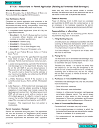 Form BT-136 Fermented Malt Beverages Permit Application - Wisconsin, Page 13