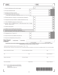 Form PTE-100 West Virginia Income Tax Return S Corporation &amp; Partnership (Pass-Through Entity) - West Virginia, Page 2