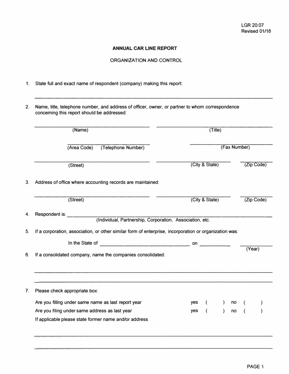Board of Public Works Annual Report: Car Lines - West Virginia, Page 3