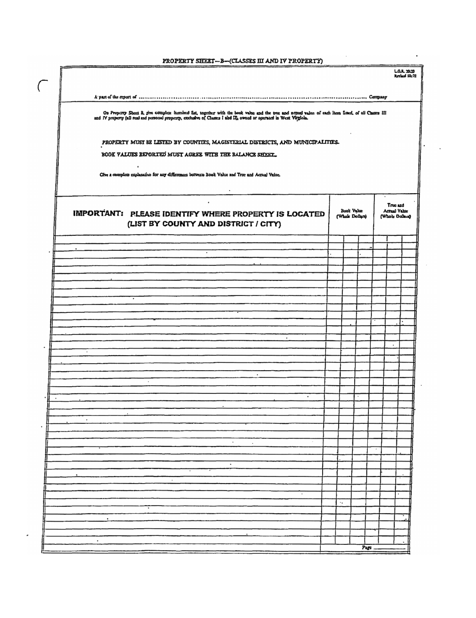 Board of Public Works Annual Report: Airlines - West Virginia, Page 10