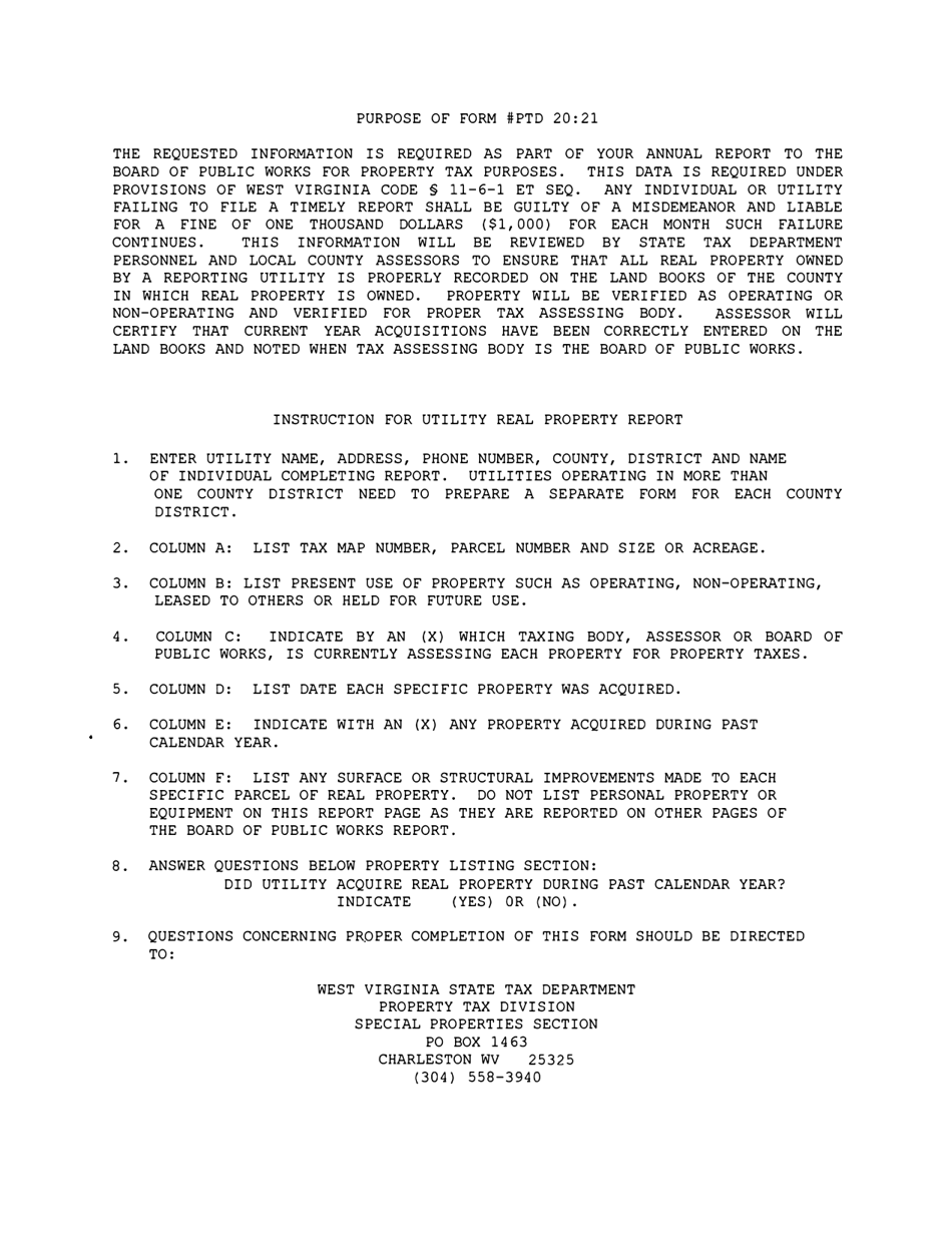 Board of Public Works Annual Report: Airlines - West Virginia, Page 13