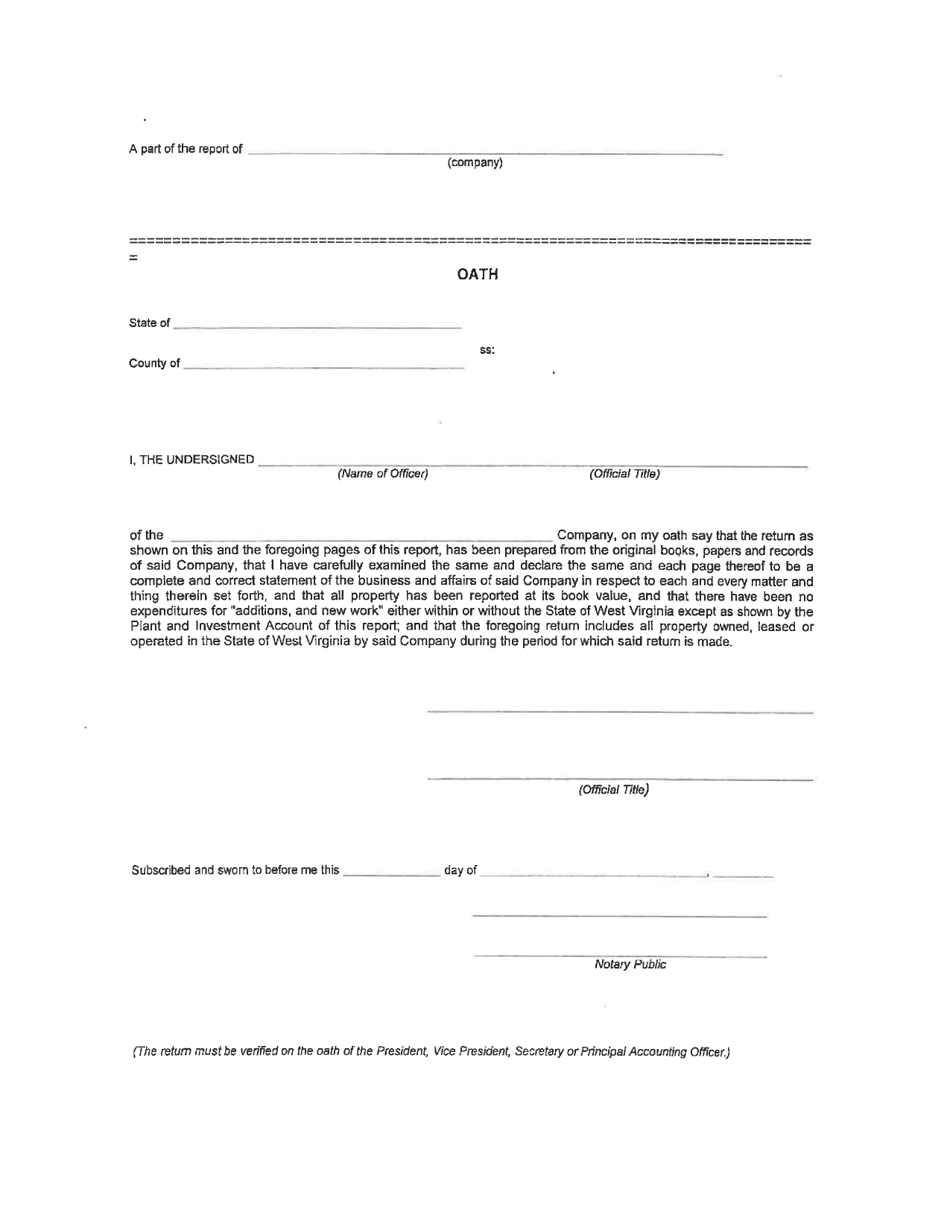 Board of Public Works Annual Report: Bus - Limo - West Virginia, Page 13