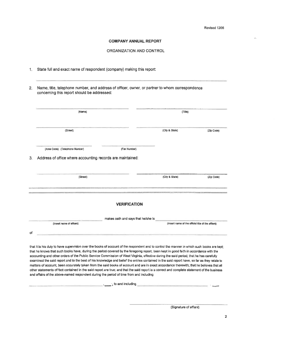 Board of Public Works Annual Report: Bus - Limo - West Virginia, Page 5