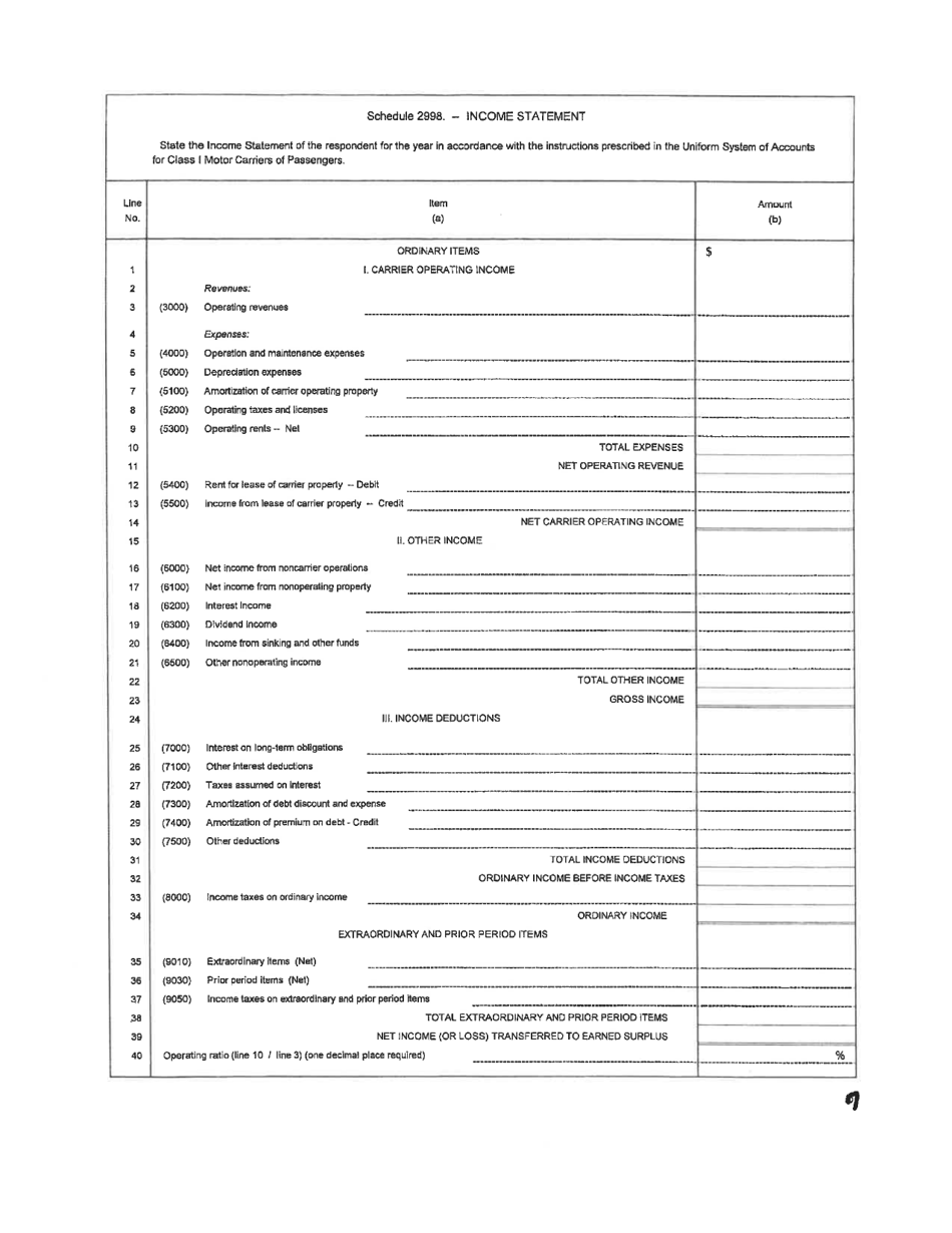 Board of Public Works Annual Report: Bus - Limo - West Virginia, Page 9