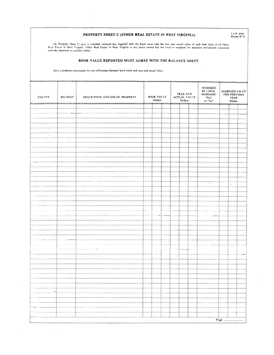 Board of Public Works Annual Report: Electric - Large - West Virginia, Page 15