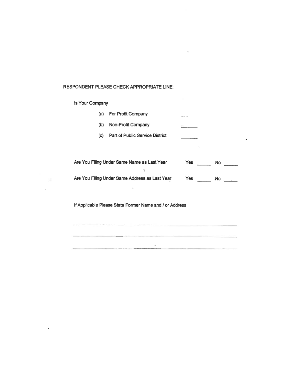 Board of Public Works Annual Report: Electric - Large - West Virginia, Page 3